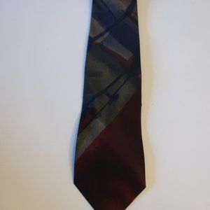 Mens Gucci Blue-Multi Print Tie